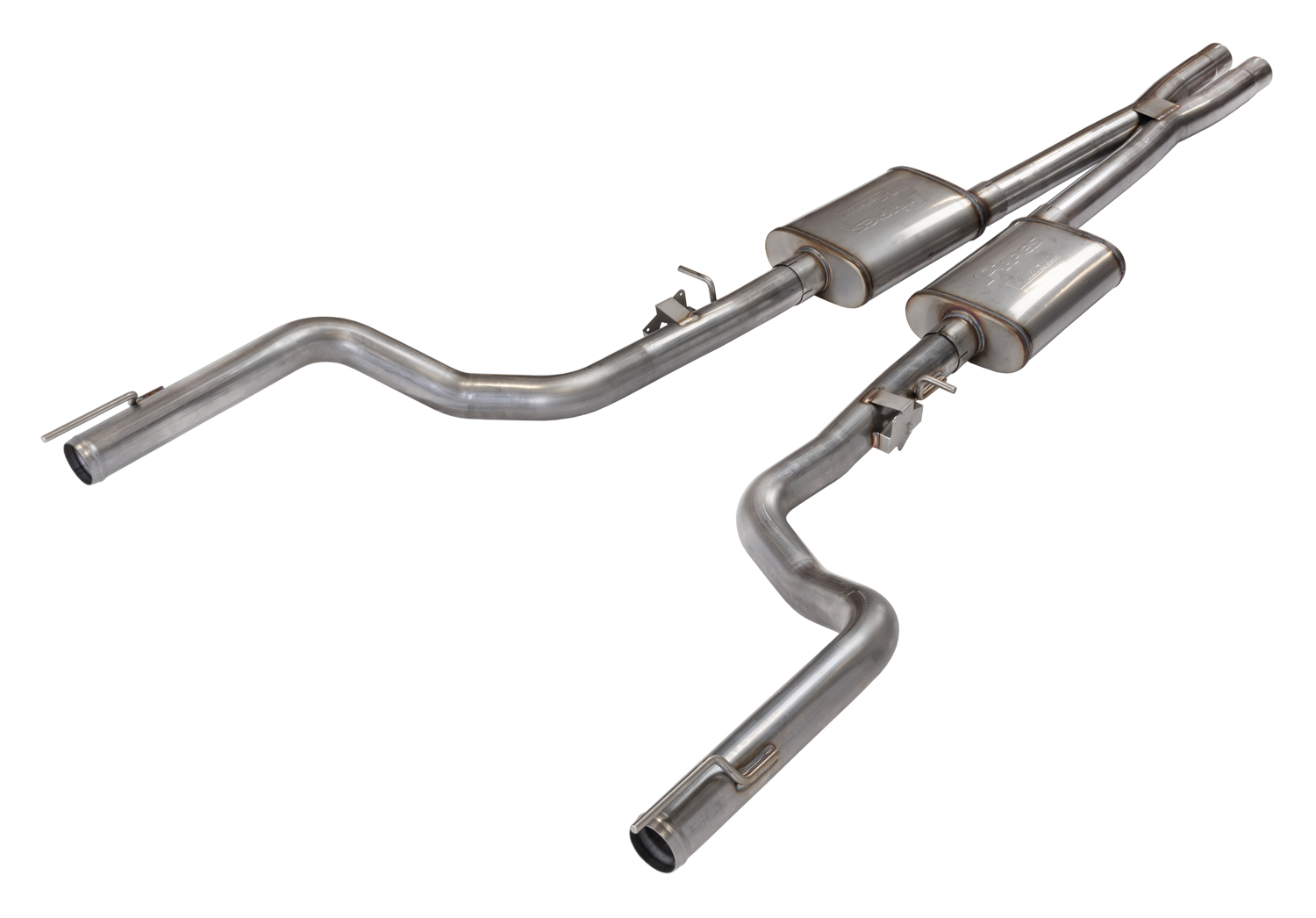 Exhaust Parts - 3 Inch Cat Back Exhaust W/ X Pipe 15-19 Challenger 6