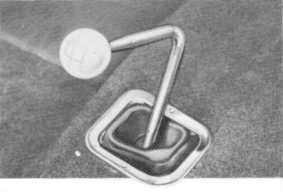 1964-1965 M/T SHIFT BOOT TRIM PLATE - CHROME
