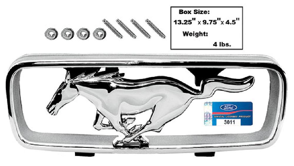 1966 Grille Horse & Corral Emblem (Standard)
