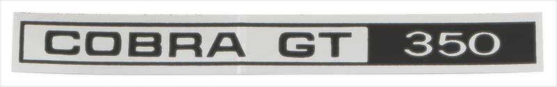 1969-1970 Mustang Shelby GT350 Dash Emblem Decal