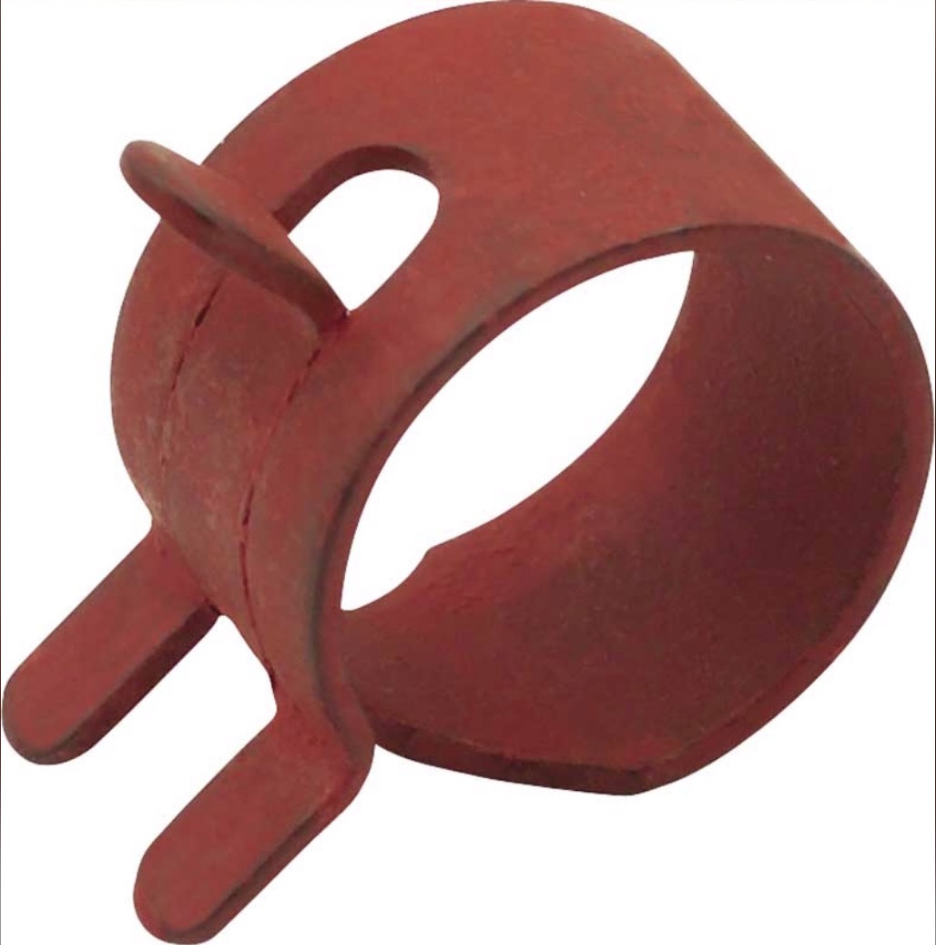 1970-1974 Fuel Hose Pinch Clamp (Red) - 1/4"