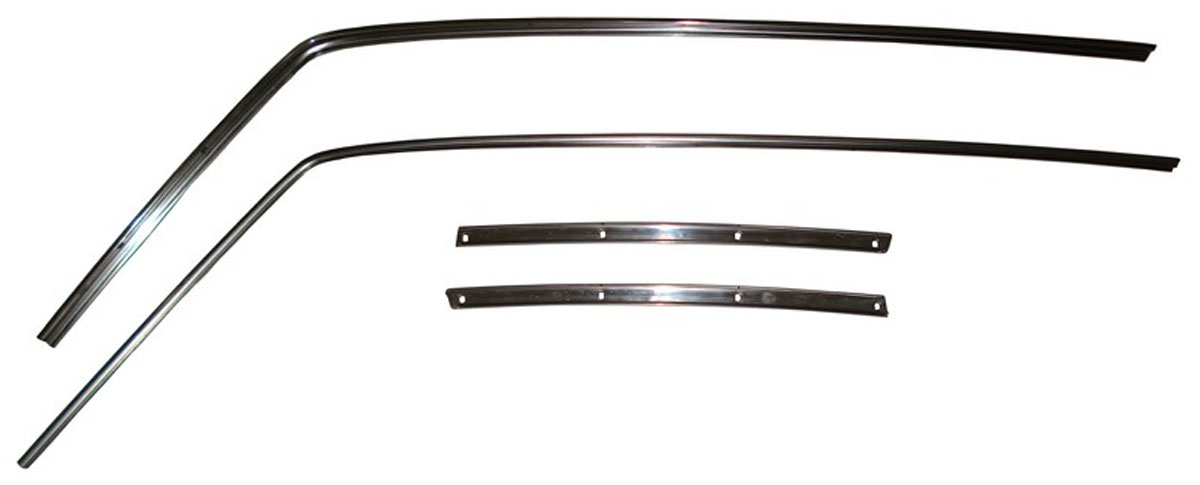 1964-1965 Chevelle Roofrail Weatherstrip Channel Set (Coupe) - 6Pc